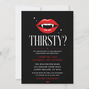 Halloween party invitation - elegant adult invite