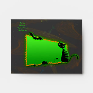 Halloween Party Invitation Envelope A-2 Size