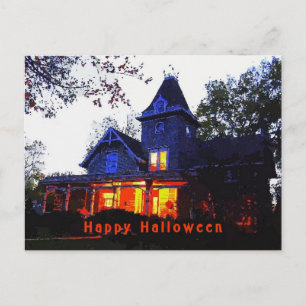 Halloween Party Invitation Postcard