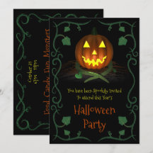 Halloween Party Invitation (Pumpkin)