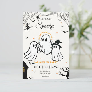 Halloween Party Invitation | Spooky Cute Halloween