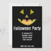 Halloween Party Invitation Template