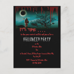 Halloween Party invitation template - customise