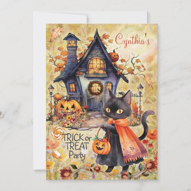 HALLOWEEN PARTY INVITATIONS (Front)