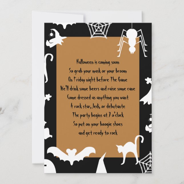 Halloween Party Invitations (Front)