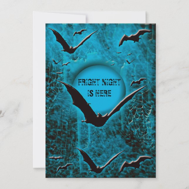 Halloween party invitations - customise template (Front)