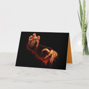 Halloween Party Invitations Zombie Horror Cards