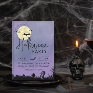 Halloween Party Invite, Spooky Night Invitation