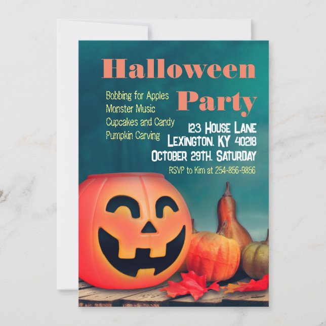 Halloween Party Kids and Adults  Invitation (Front)