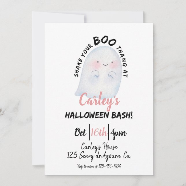 HALLOWEEN PARTY, KIDS HALLOWEEN, COSTUME PARTY (Front)