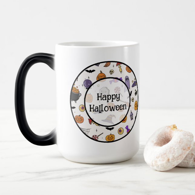 Halloween Party Magic Mug (With Donut)