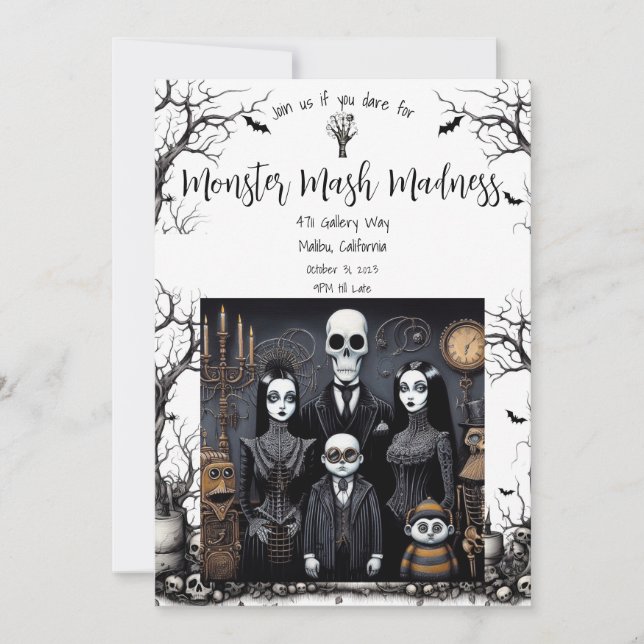 Halloween Party Monster Mash Invitation (Front)
