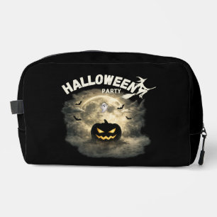 Halloween Party Moon Pumpkin Ghost Vintage Hallowe Dopp Kit