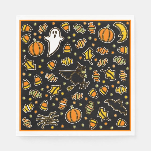 Halloween Party Napkin (Front)