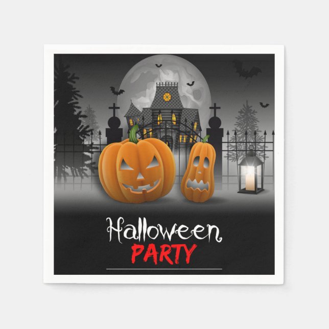 Halloween Party Napkin (Front)