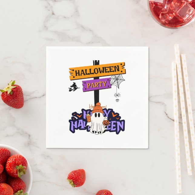Halloween Party Napkin (Insitu)