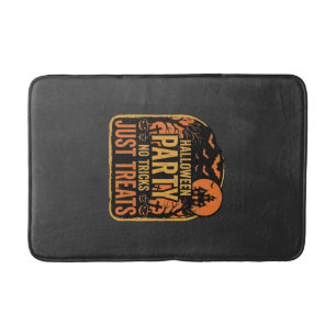 Halloween Party No Tricks Just Treats Design_1 Bath Mat