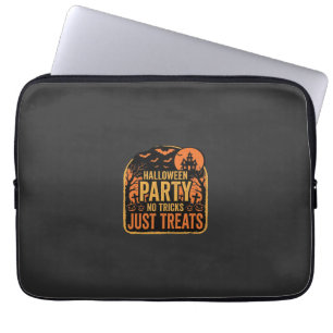 Halloween Party No Tricks Just Treats Design_1 Laptop Sleeve