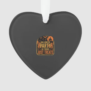 Halloween Party No Tricks Just Treats Design_1 Ornament