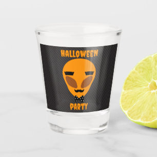 Halloween Party - Orange - Funny Alien Shot Glass