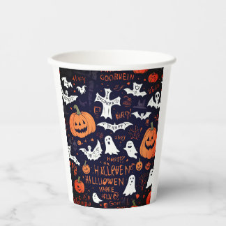 Halloween Party Paper Cups