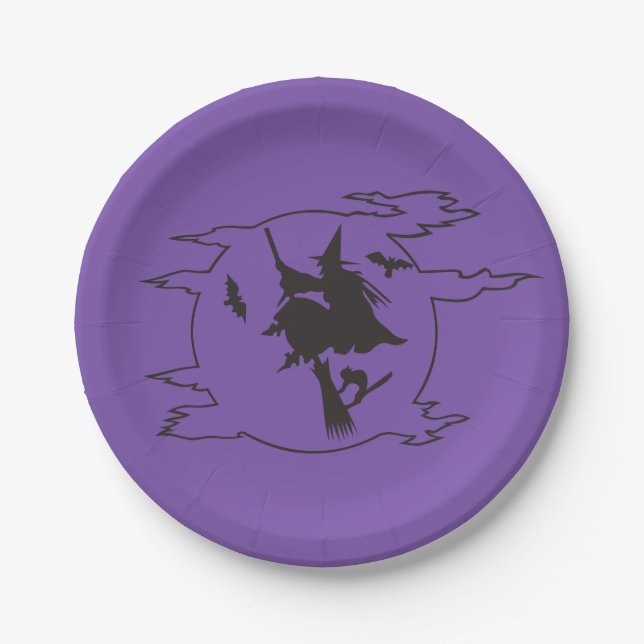 Halloween Party Paper Plate (Front)