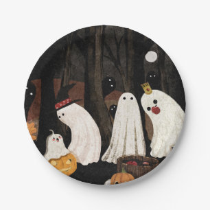 Halloween Party Paper Plate