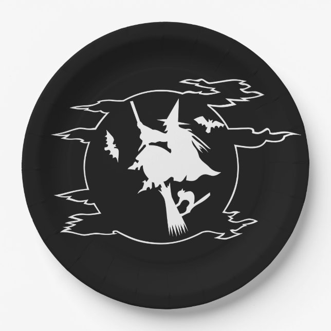 Halloween Party Paper Plate (Front)