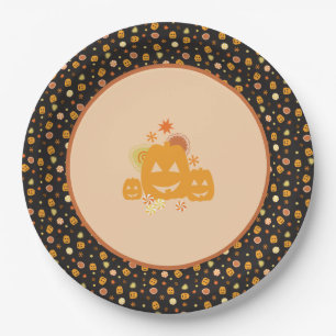 Halloween Party Paper Plate