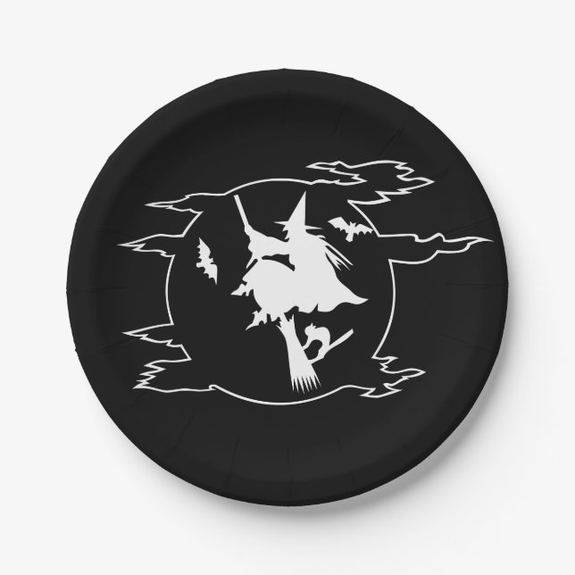 Halloween Party Paper Plate (Front)