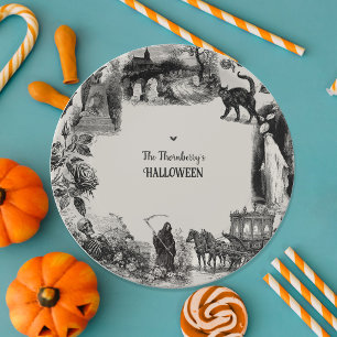 Halloween Party Paper Plate