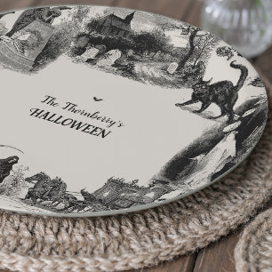 Halloween Party Paper Plate