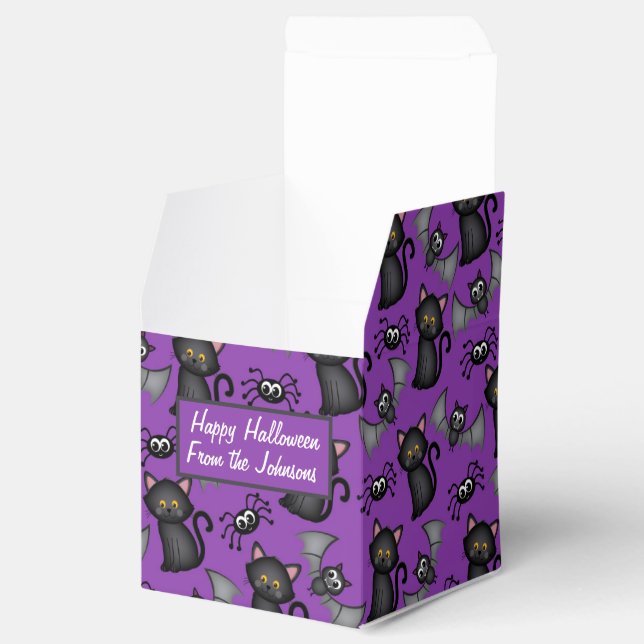 Halloween Party Personalised Favour Box (Opened)