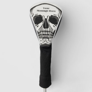 Halloween Party Personalised Skeleton Birthday Golf Head Cover
