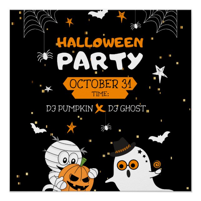 Halloween Party  Poster (Front)