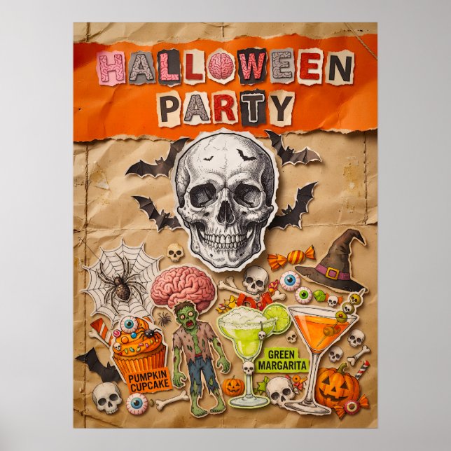 Halloween Party Poster (Front)