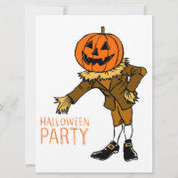 Halloween Party Pumpkin Guy Clip Art, Halloween