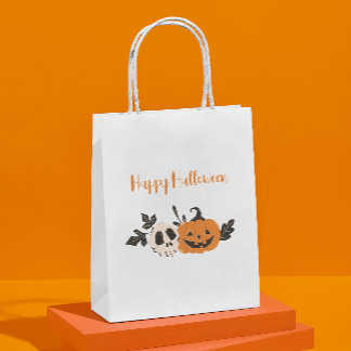 Halloween Party Pumpkin Medium Gift Bag