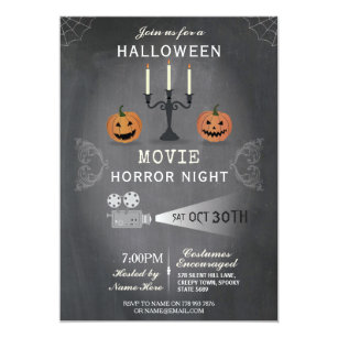movie party seasonal invitations zazzle co uk