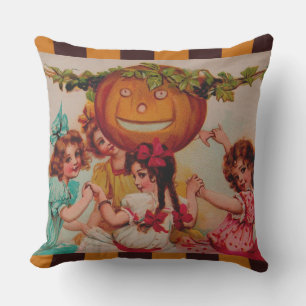 Halloween Party Pumpkin vintage Cushion
