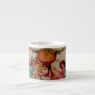 Halloween Party Pumpkin vintage Espresso Cup