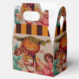 Halloween Party Pumpkin vintage Favour Box