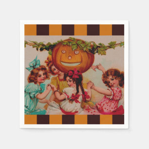 Halloween Party Pumpkin vintage Napkin
