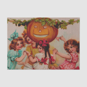 Halloween Party Pumpkin vintage Tissue Paper