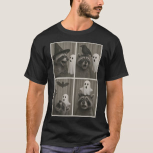 Halloween Party Raccoon Cabin T-Shirt