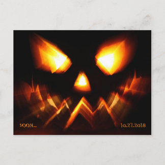 Halloween Party Reminder Postcard
