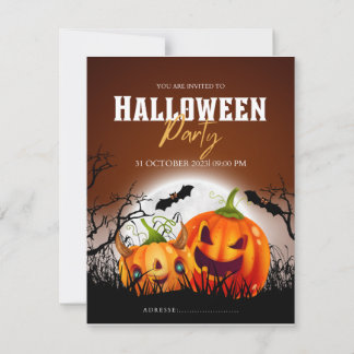 Halloween Party Retro Autumn2023 Invitation