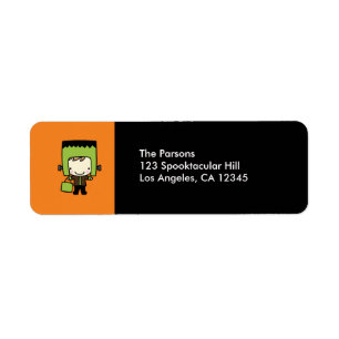 Halloween Party Return Address Label