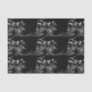 Halloween Party Scary Evil Hands Black Spooky Tissue Paper
