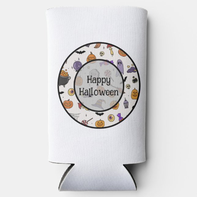 Halloween Party Seltzer Can Cooler (Front)